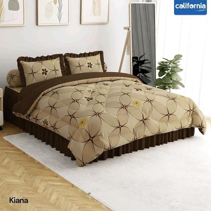 Bed Cover California Original Sprei Rumbai King dan Queen- Etalase 6