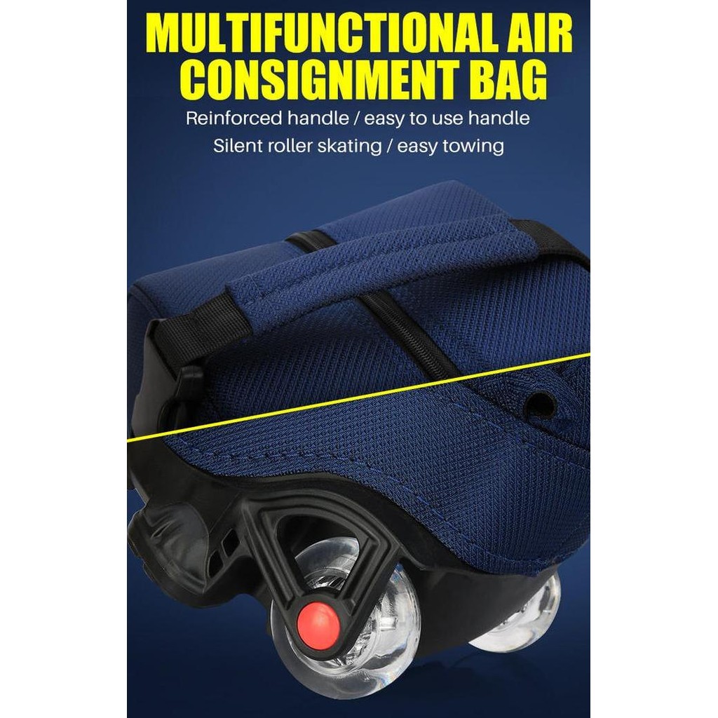 Pgm Tas Golf Travel Roda Compact Wheeled Golf Bag Lightweight Portable Tas Stik Golf