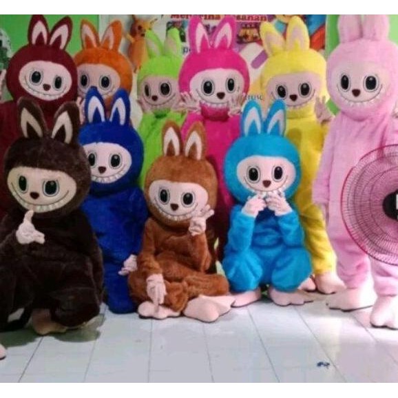 Kostum Labubu Kostum Kostum badut Labubu kostum badut kostum badut anak kostum karakter kostum karak
