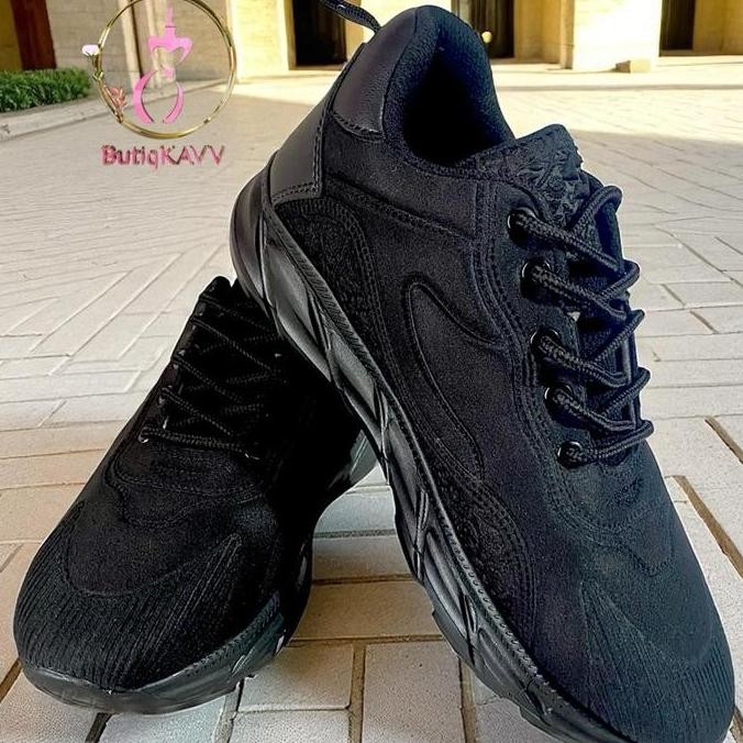 Sepatu Olahraga Bhayangkari Edition Full Hitam