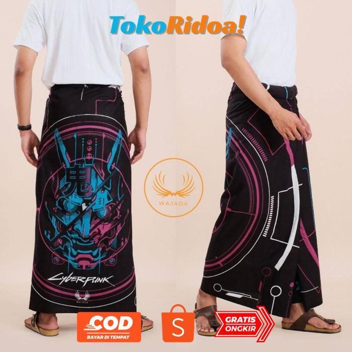 It34 SARUNG BATIK EXCLUSIVE MOTIF ASTRONOT OMBAK JEPANG TERBARU MERK WAJADA 2022 Premium