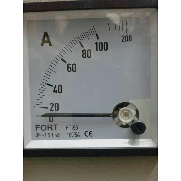 panel amper meter/amper meter analog/amper meter VIA CT/5A class 1,5