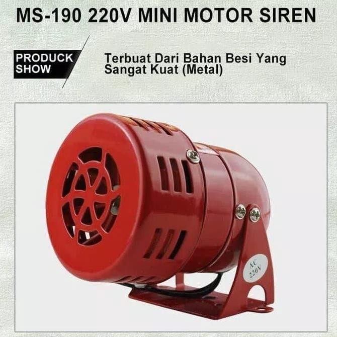 SIRENE KECIL MS 190 FORT