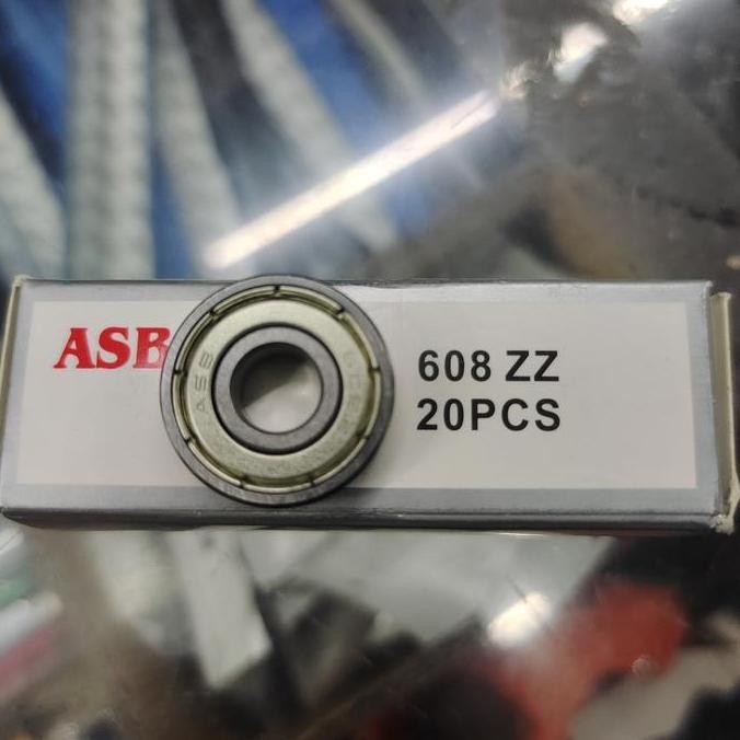 Kolaher Bearing ASB 6000 608 Bearing Roda Depan Dan Belakang Sepeda Anak BMX Lipat Fixie Depan Belak
