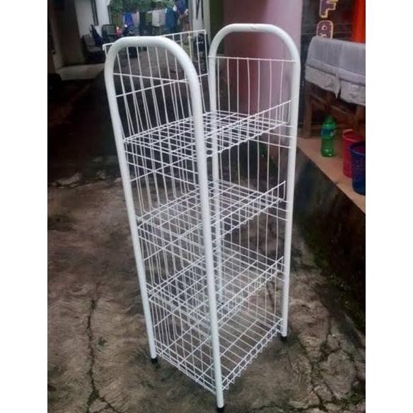 Rak Snack Chiki 4 Susun Anti Karat Multiguna