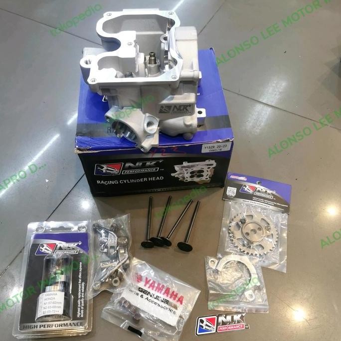 Pekan Promo Cylinder Head Nlk Racing Mx King Version 3 Valve 23 20 Cnc Porting