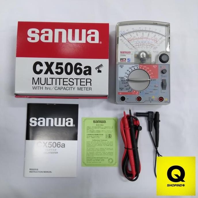 SANWA CX506A MULTITESTER MULTIMETER AVOMETER ANALOG ORIGINAL DAN TERPERCAYA