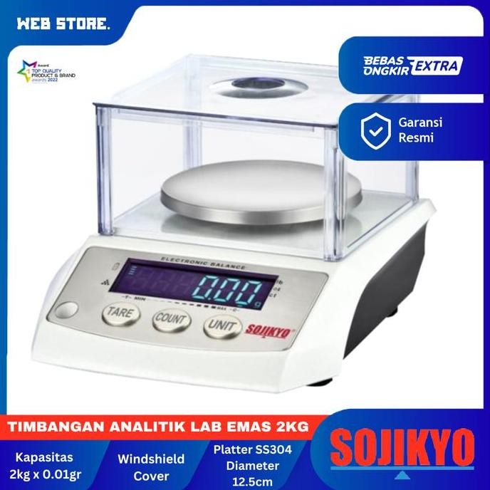 TIMBANGAN DIGITAL 2KG TIMBANGAN EMAS DIGITAL 2KG TIMBANGAN PORTABLE SCALE LED ANALITIK EMAS LAB 2KG 