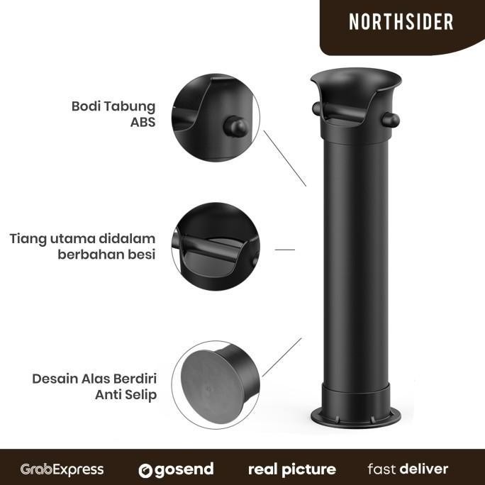 Standing Coffee Knock Box Tube Bin Coffee Wadah Ampas Kopi Berdiri