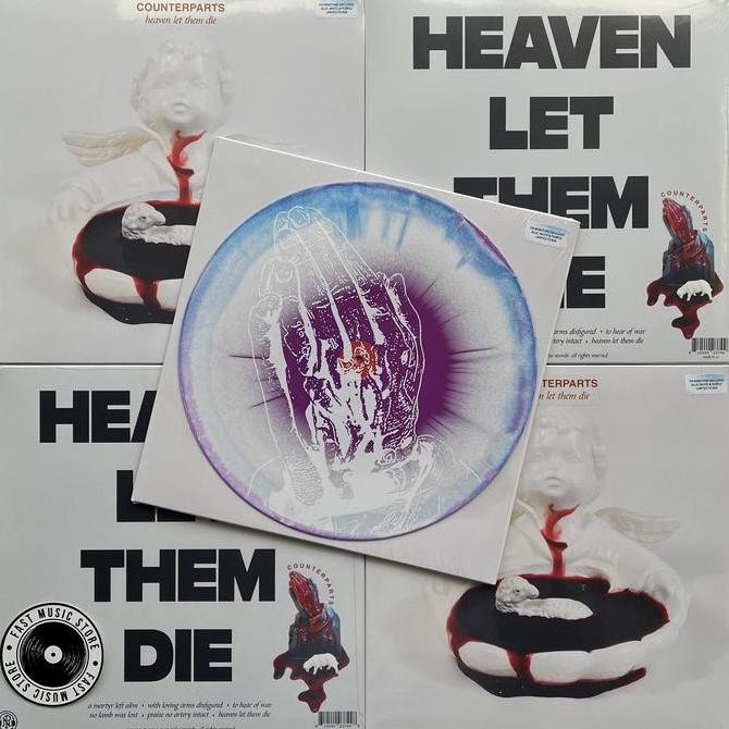Vinyl / Piringan Hitam Counterparts - Heaven Let Them Die Rare Koleksi Original