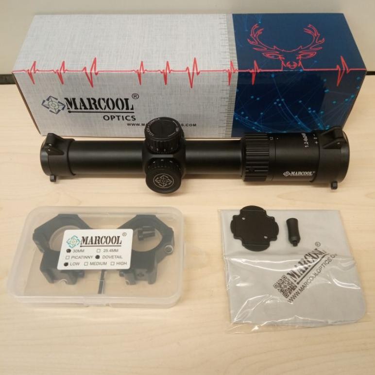 FEVERFEW Telescope Marcool Assailant 1,2-6x24 IR MAR 150 / Teleskop Marcool Buntung 1,2-6x24IR