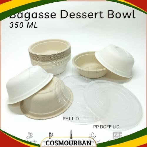 COD Bagasse Dessert Snack Bowl 350 ML BG350
