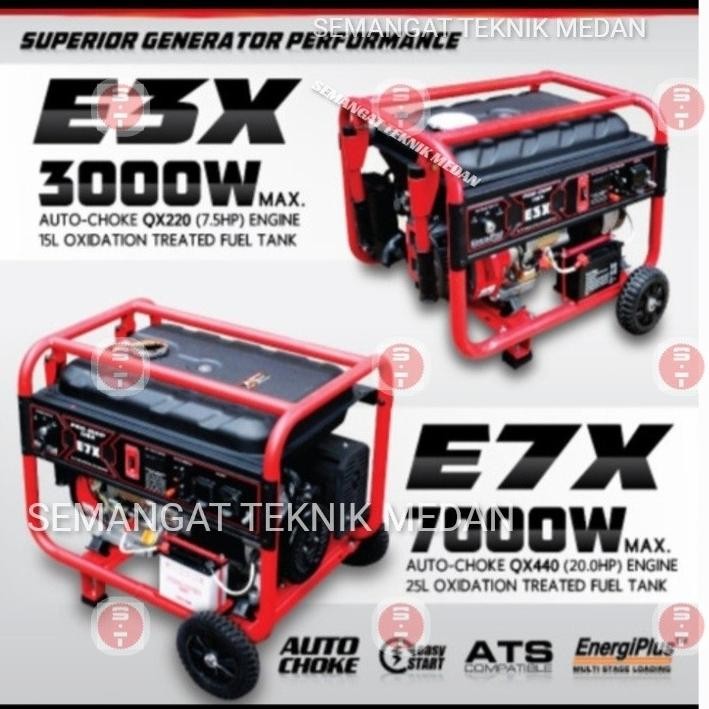 albertGokil E3X MESIN GENSET GENERATOR BENSIN PERTALITE 4 TAK 3000 WATT PROQUIP