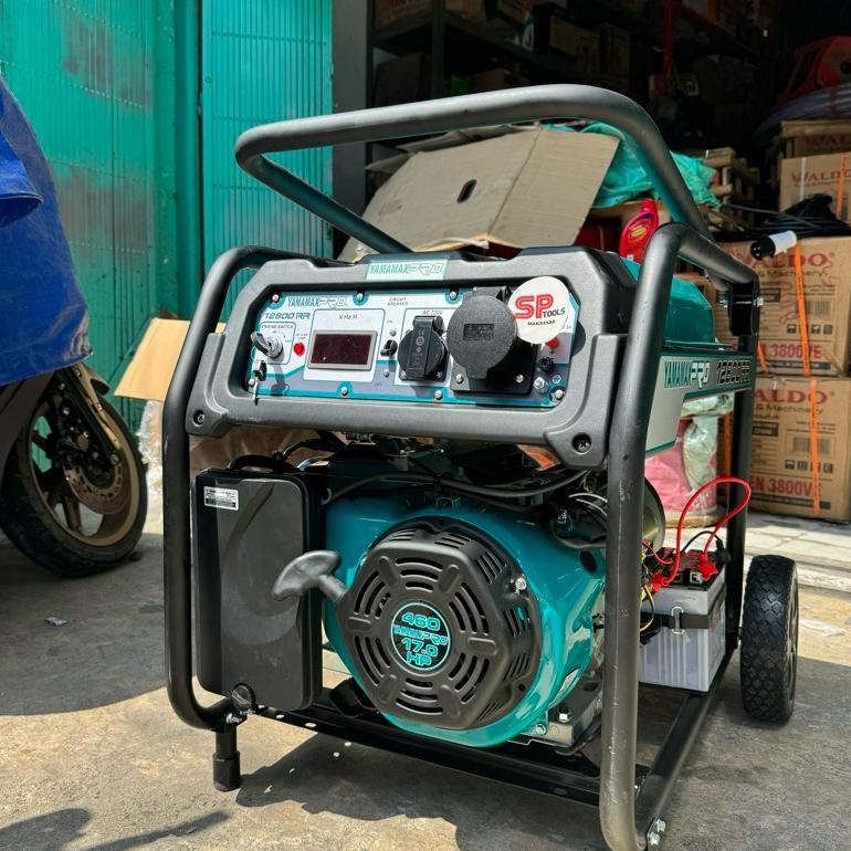 albertGokil MESIN GENSET GENERATOR LISTRIK BENSIN YAMAMAX PRO 12800RR 12800 RR 8.500 WATT 8.500W AVR