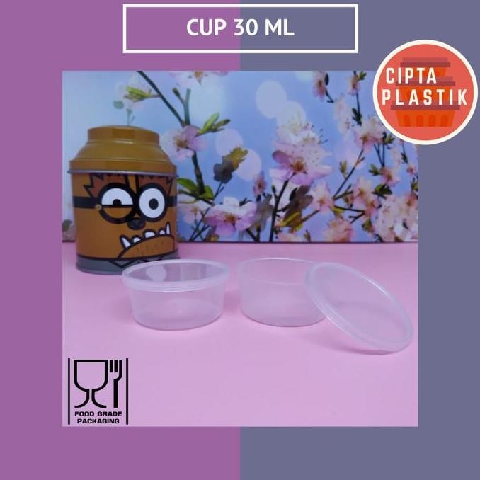 Tempat Saos 30ml/Cup Mini/Thinwall/Mayonaise/Cup Plastik/Wadah Plastik