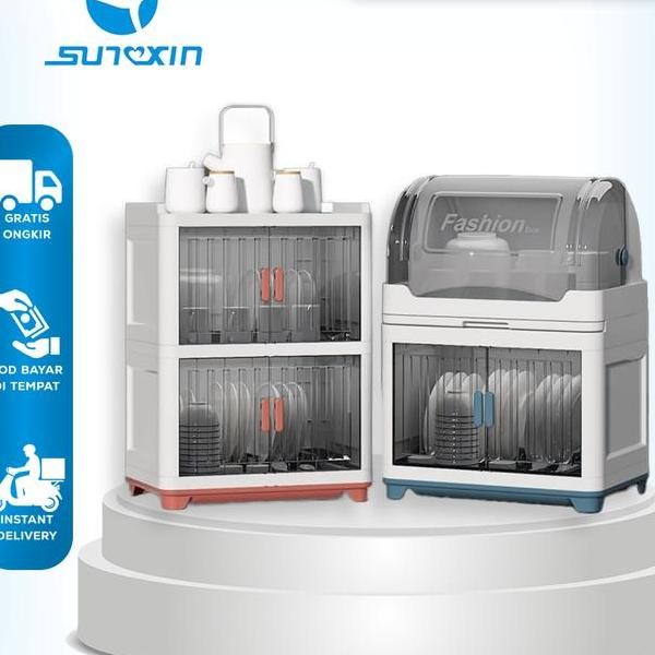 Sunxin Rak Piring Wastafel S2201 Rak Cangkir Rak Piring Plastik Rak Cangkir Gantung