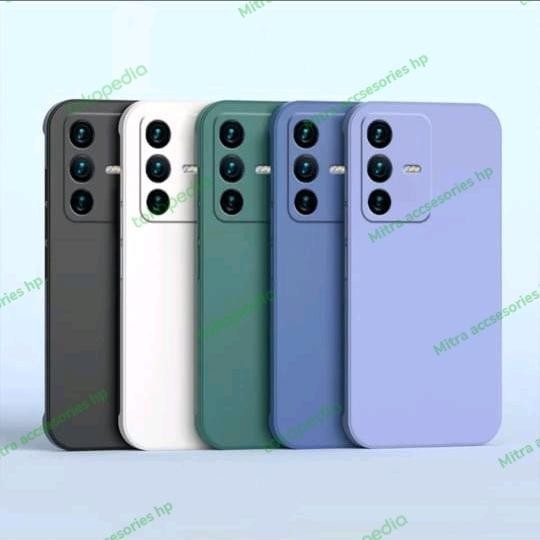 Vivo V23 5G softcase anti noda silicone case