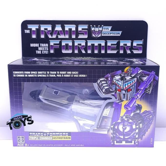Transformers Astrotrain G1 Reissue Triple Changer