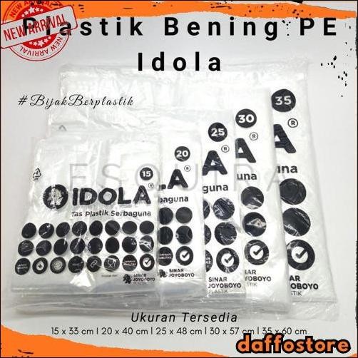 COD Kantong Kresek Plastik PE Idola Transparant PEX