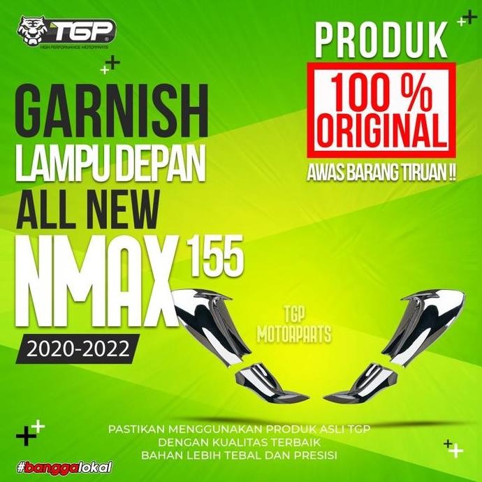 Promo Garnish Lampu Depan All New Nmax 155 (2020 -2021) Aksesoris Variasi COD