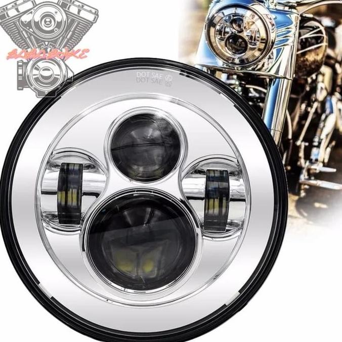 Promo Daymaker 7 inch Chrome Harley dan Rubicon COD