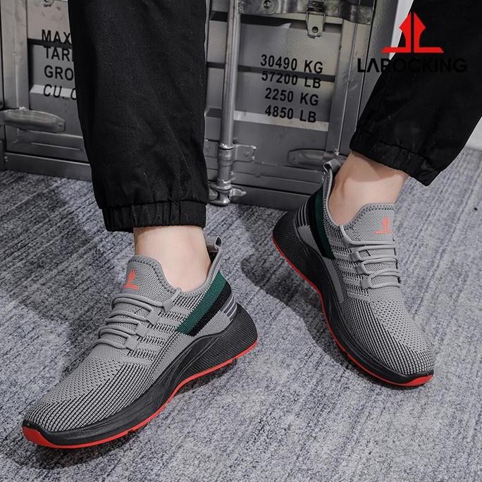 Larocking - Vortex Abu | Sepatu Sneakers Running Gym Shoes Sports Outdoor Olahraga
