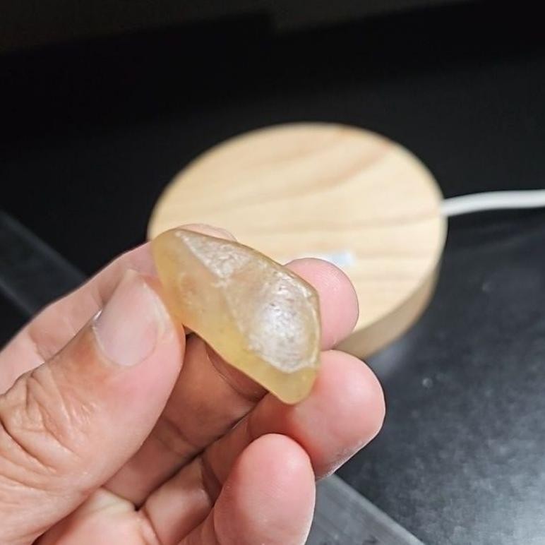 Libyan Desert Glass Tektite Asli Hq Tanpa Memo