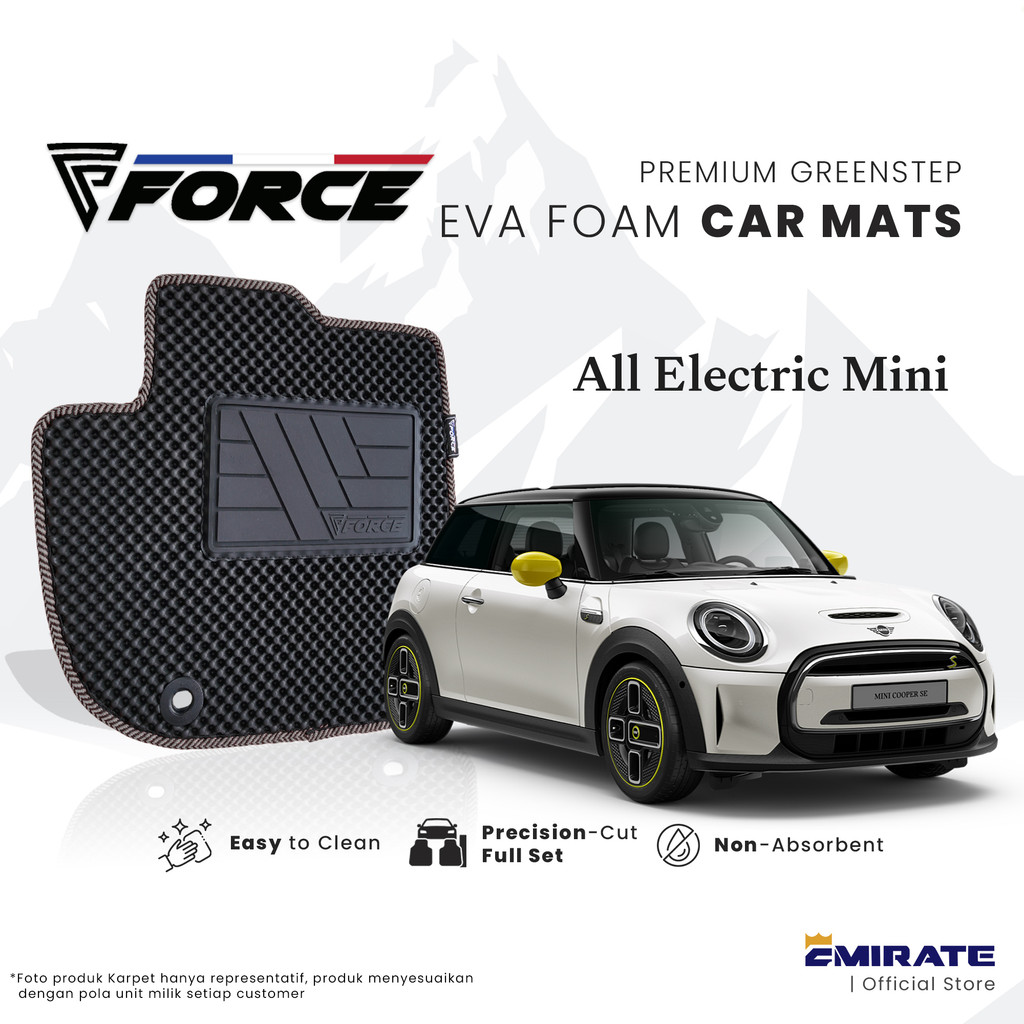 Karpet Mobil Mini Cooper All Electric Mini EVA Force Fullset