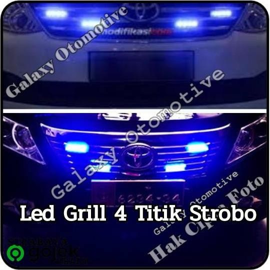 Led Strobo Grill - Lampu Blitz - Mobil Patwal