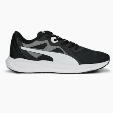 Sepatu Lari Puma Twitch Runner Fresh Black White 37798101