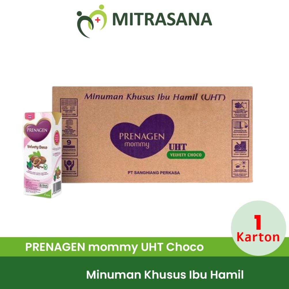 Prenagen Mommy Uht Velvety Choco 185Ml (1 Karton) - Nutrisi Ibu Hamil & Menyusui Original