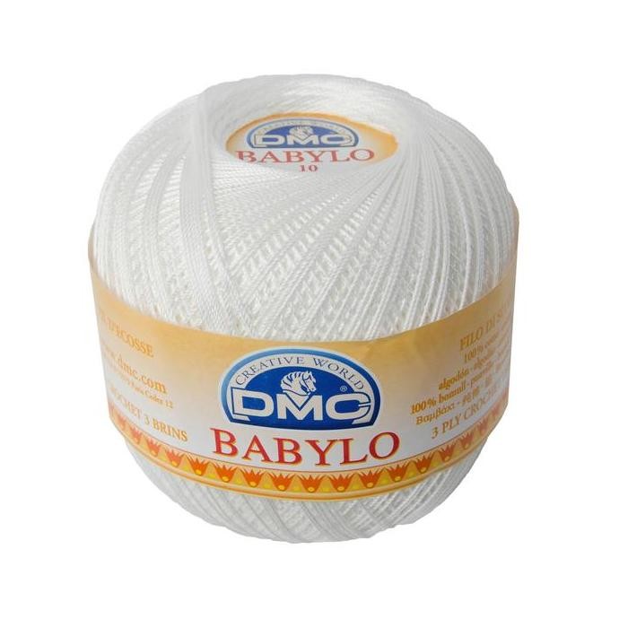 Benang Crochet DMC Babylo 100 Gram - BLANC Putih White