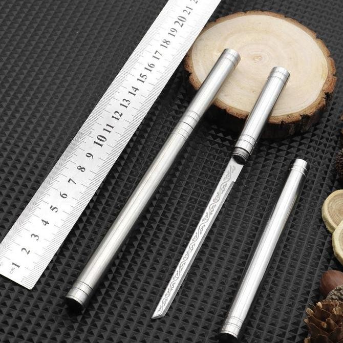 ZOLDYCK Pisau Dapur Motif Tongkat Baja Tahan Karat Super Tajam Stainless DAFE - Portable Fruit Knife