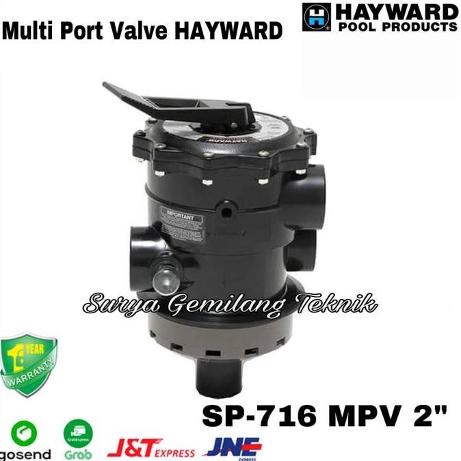 KIKYO- Multi Port Valve Hayward SP-716 MPV 2"Kepala Tabung Filter Hayward