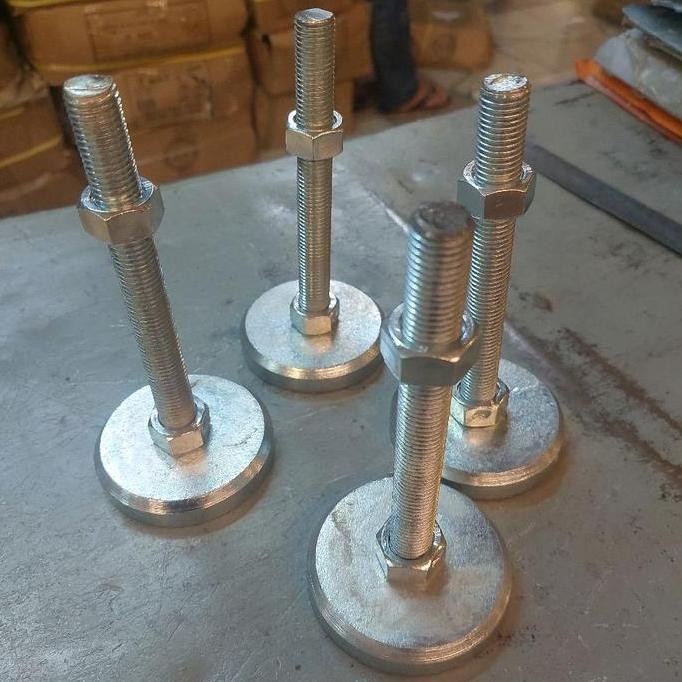 Promo Kaki Meja Besi M16/Adjuster Foot M16 Heavyduty/Adjuster M16 Heavyduty Cod