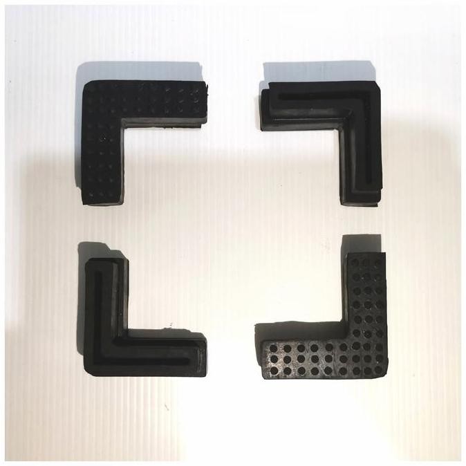 Promo Karet Kaki Rak Siku 4X4Cm Union /Bh Tebal Cod