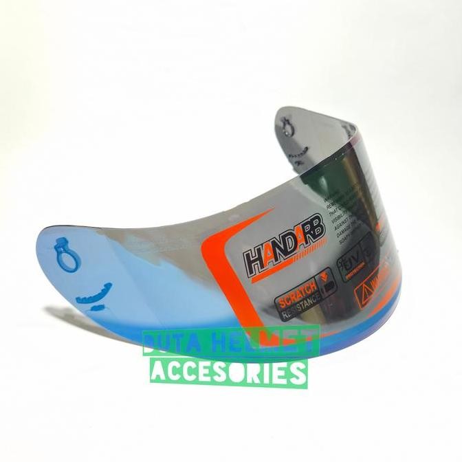 COD Kaca helm KYT RC7 - flat visor helmet kyt RC 7 rc7 iridium red gold blue silver hitam bening