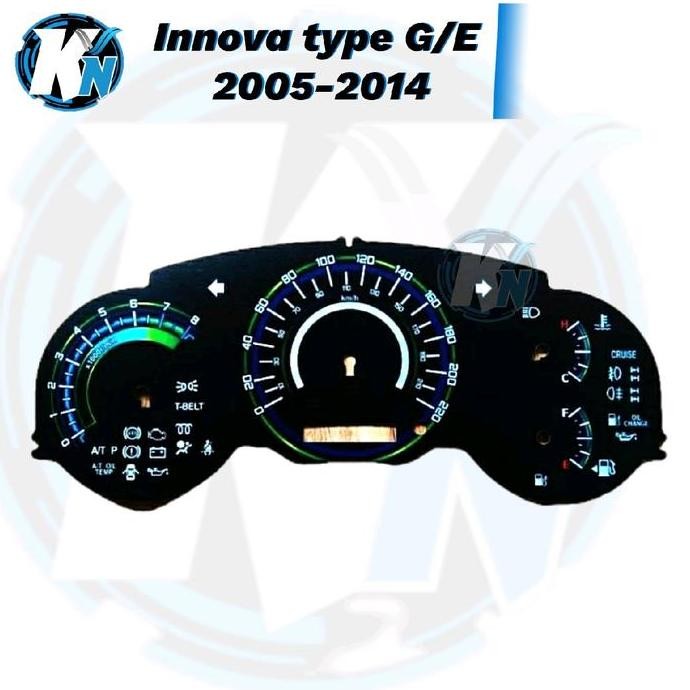 Speedometer Variasi Kijang Innova tahun 2005-2014 G / E / panel speedometer