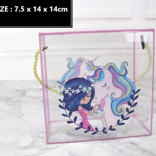 5Pcs Box Mika Souvenir Ultah Box Mika Unicorn Box Mika Ultah Anak Box Mika Mini Box Mika Box Sna Ult