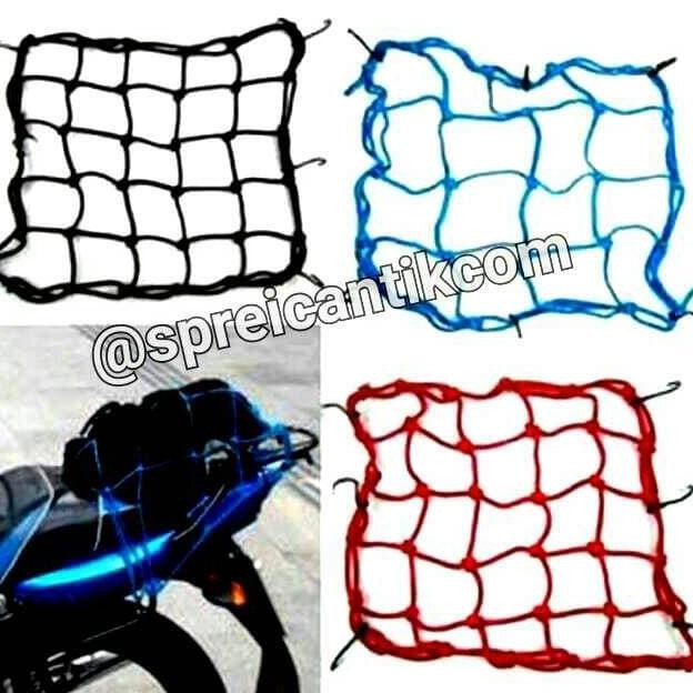 COD Jaring Helm MONSTER/Pengikat Helm Motor & Barang