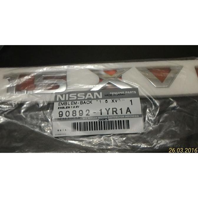 Emblem Bagasi Livina NEW ( 1.5 XV )