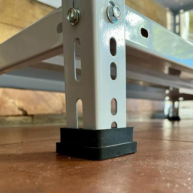 Promo Karet Siku 4X4 Tebal Kaki Karet Tiang Siku Lubang Cod