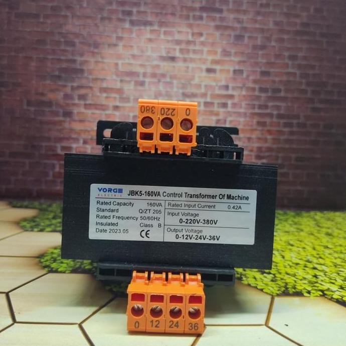 VORGE Transformer Trafo Step Down JBK5 160VA out 36V/24V/12V no fort
