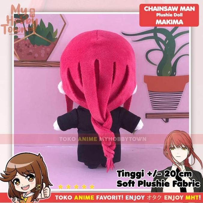 Boneka Makima Chainsaw Man Karakter Anime Cosplay