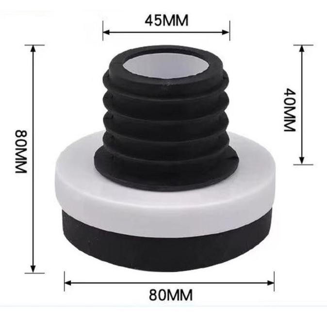 HASCHWALT- Gasket closet lem closet karet dodol closet duduk Gasket Pipa Drainase Segel Luapan Urino