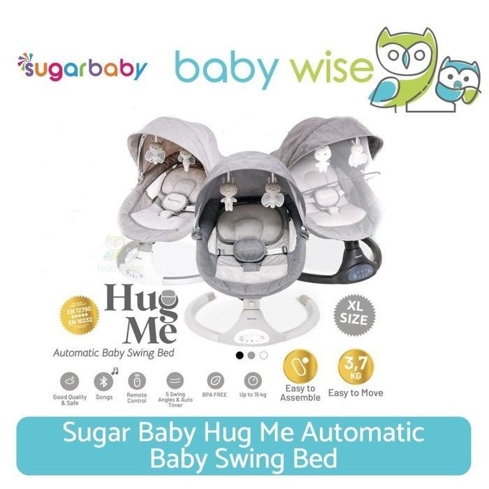 Sugar Baby Hug Me Automatic Baby Swing Bed - bouncer swing ayunan bayi