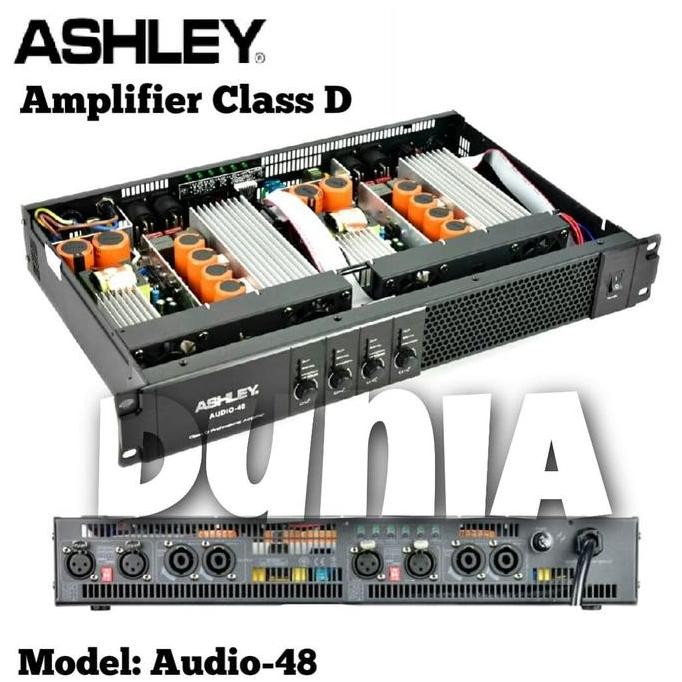 Promo Power Ashley Audio 48 Original Amplifier 4 Channel Class D SPECIFICAT Diskon