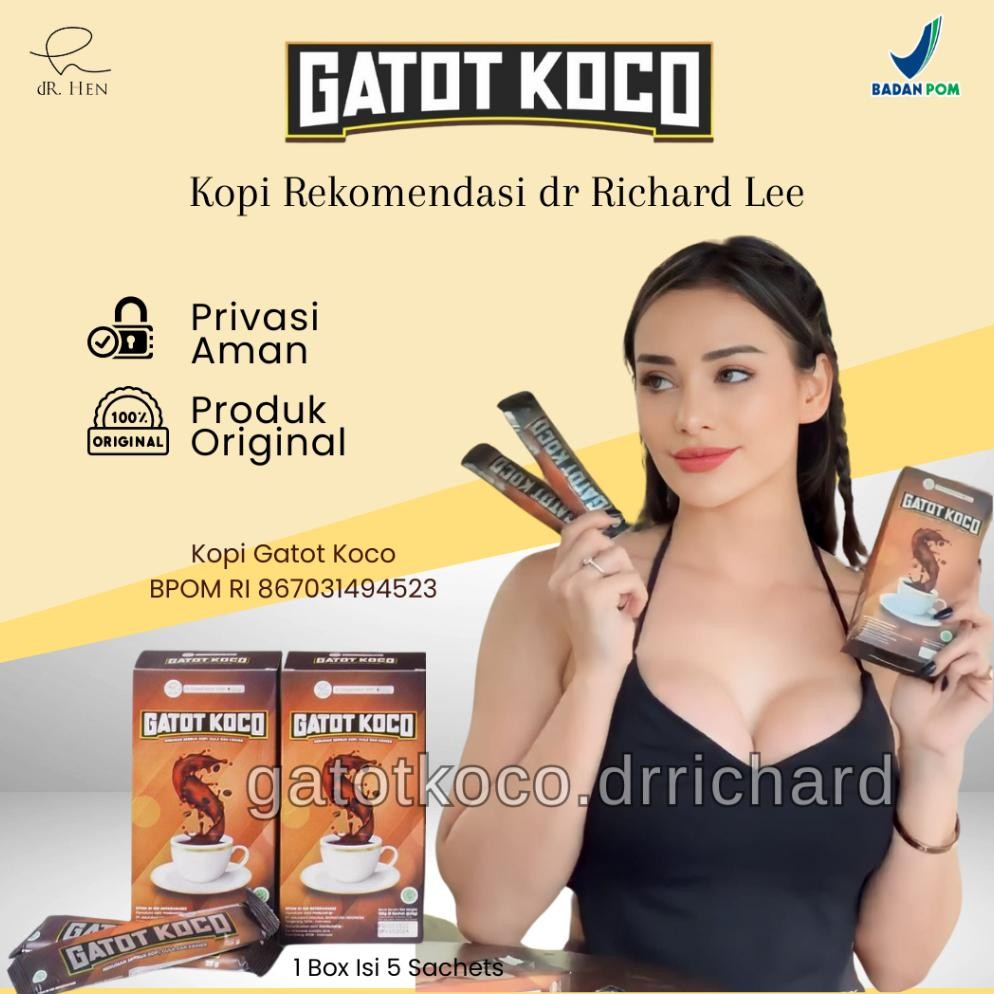 READY STOK Kopi Gatot Koco I Kopi Gatot Koco dr. Richard Lee - Gatot Koco Original Siap kirim