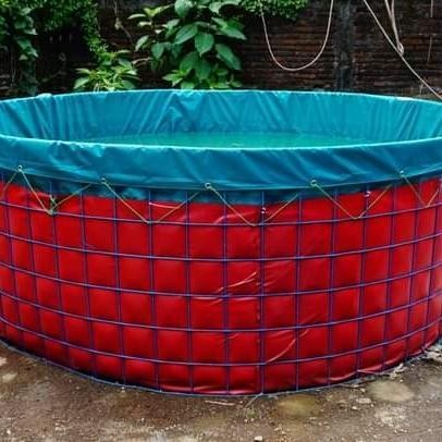 PAKET FULLSET KOLAM BIOFLOK ORCHID D3 TINGGI 120 CM