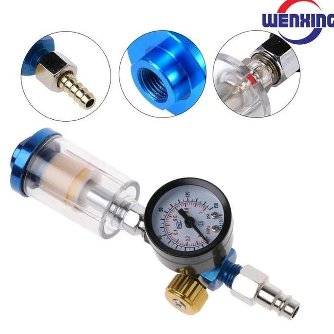 Promo Regulator Air Filter Spray Gun Cat Airbrush Regulator Angin Kompresor Filter Angin Spray Gun C